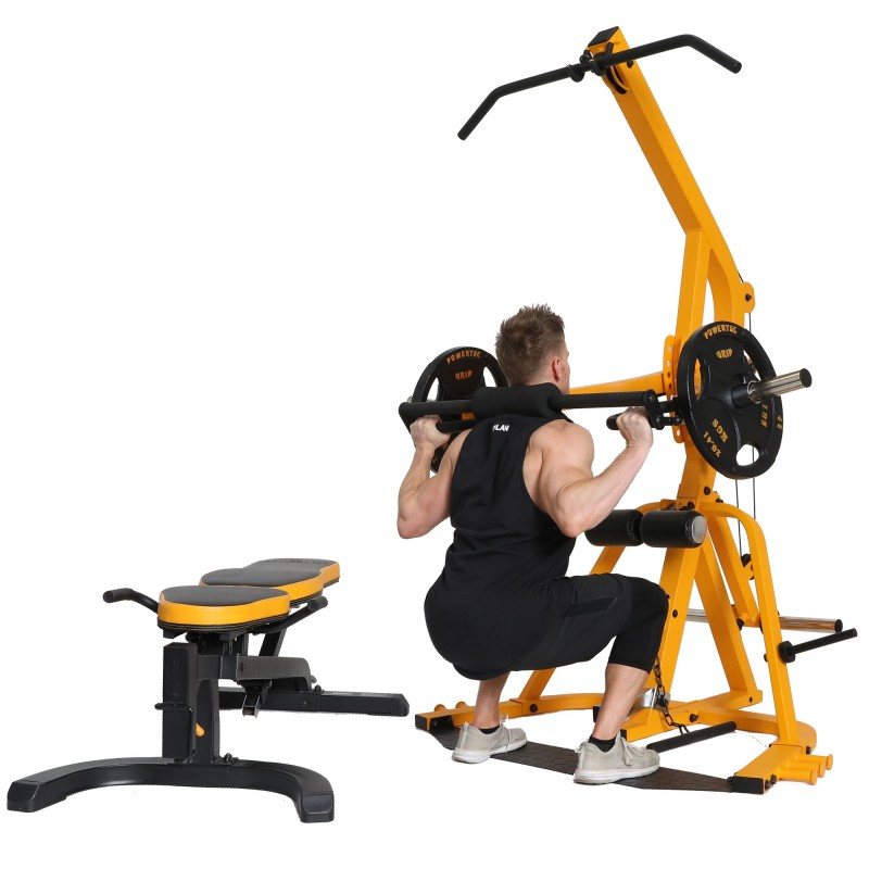 Station de Musculation LEVERGYM® Jaune Powertec Europe
